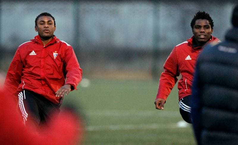 Football. Gornik Zabrze. Training. 08.01.2014