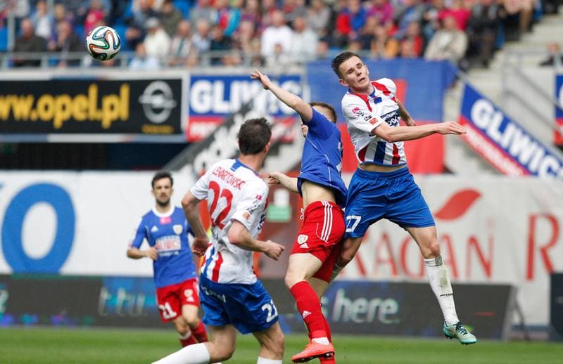 Football. Polish Cup. Piast Gliwice - Podbeskidzie Bielsko Biala. 04.03.2015