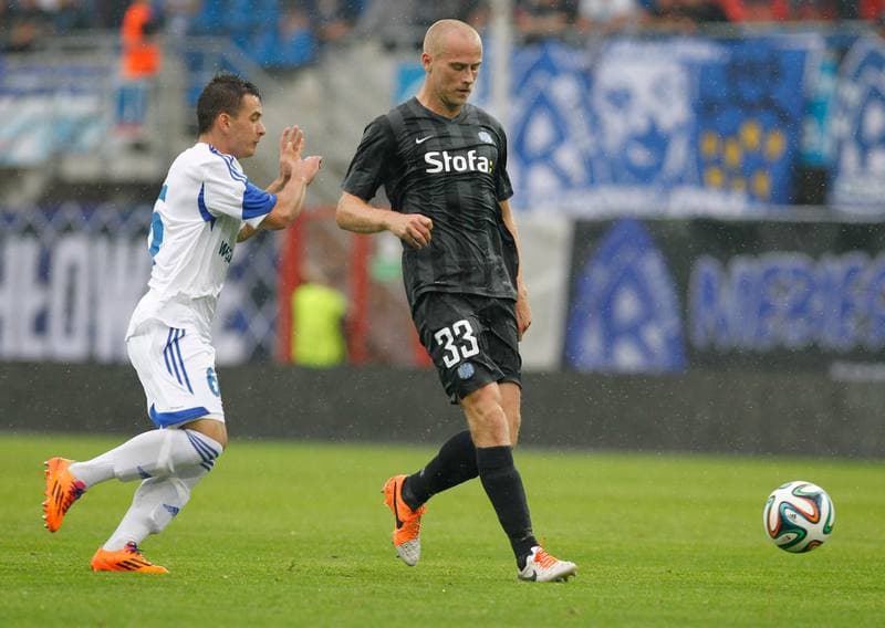 Football. UEFA Europa League. Ruch Chorzow - Esbjerg FB. 31.07.2014