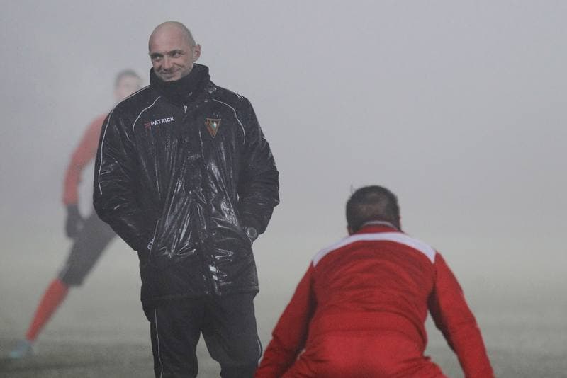 Football. Zaglebie Sosnowiec. Training. 11.01.2016