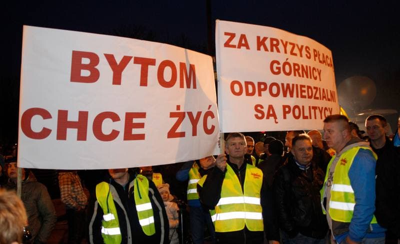 Coal Mining Protest. Bytom. 14.01.2015