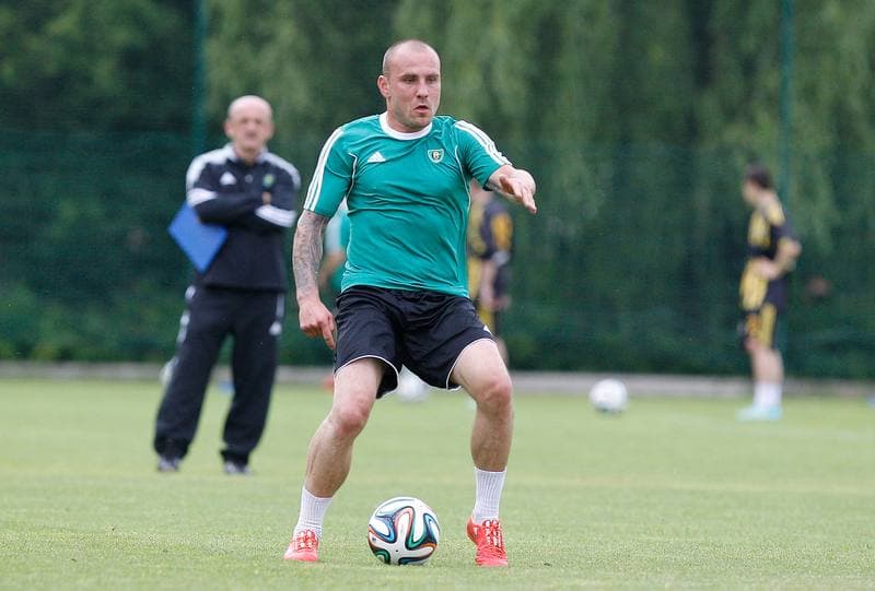 Football. GKS Katowice. Training. 28.05.2015