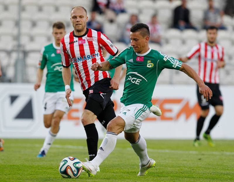 Football. T-Mobile Ekstraklasa. Cracovia Krakow - GKS Belchatow. 10.05.2015