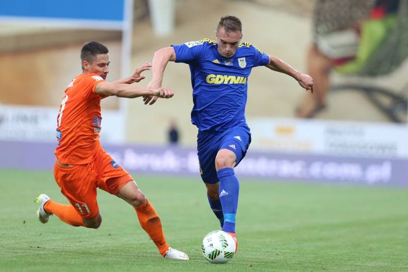 Football. Lotto Ekstraklasa. Bruk-Bet Termalica Nieciecza - Arka Gdynia. 18.07.2016