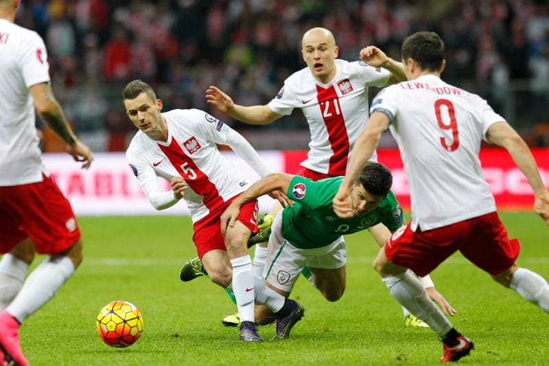 Football. UEFA Euro Qualifiers. Poland - Ireland. 11.10.2015