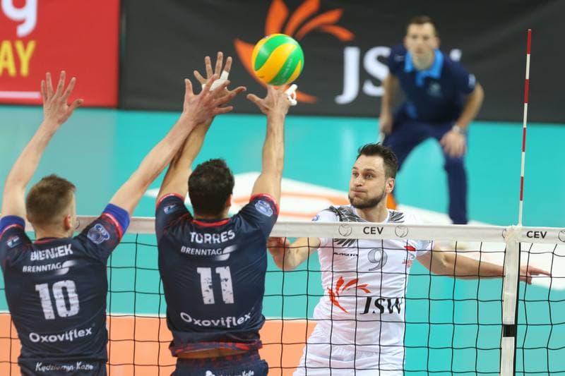 Volleyball. CEV Champions League. Jastrzebski Wegiel - ZAKSA Kedzierzyn-Kozle. 14.03.2018