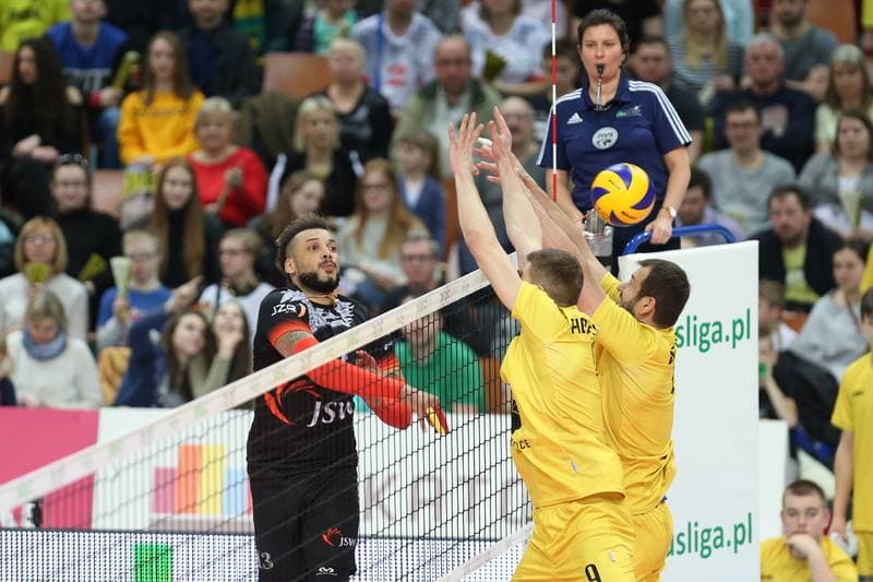 Volleyball. PlusLiga. GKS Katowice - Jastrzebski Wegiel. 25.03.2018