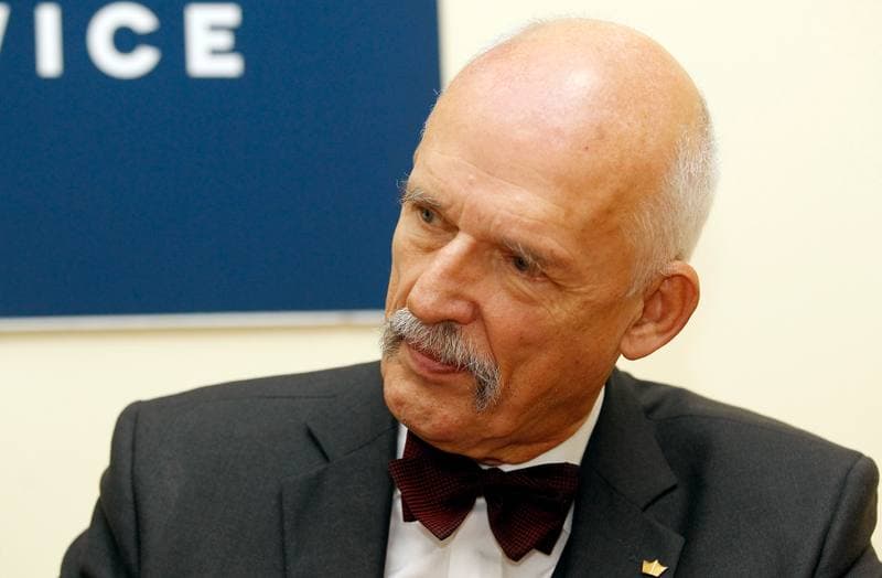 Janusz Korwin-Mikke. Partia Korwin. Press Conference. 09.11.2015