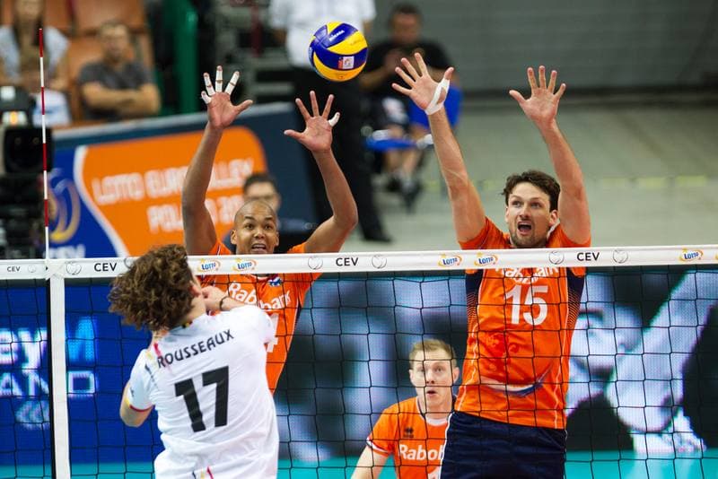 Volleyball. CEV EuroVolley. Netherlands - Belgium. 28.08.2017