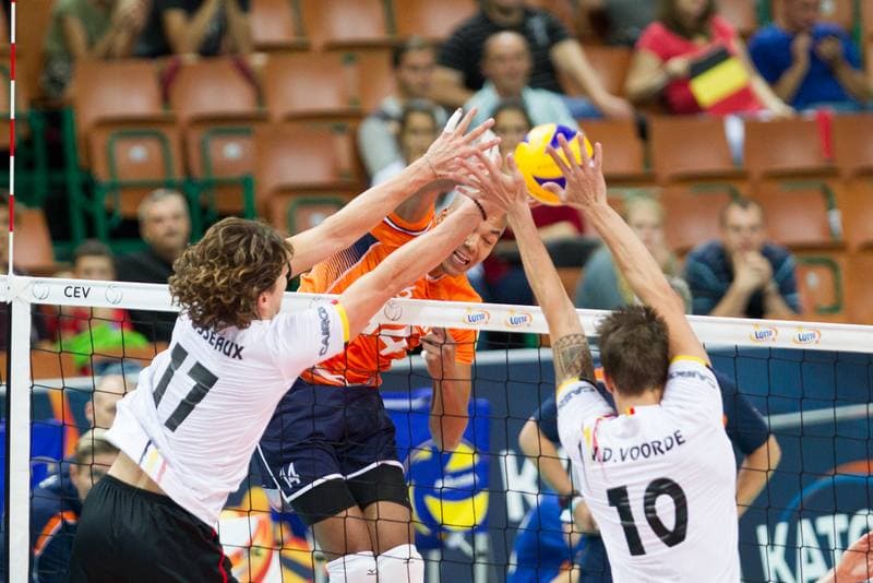 Volleyball. CEV EuroVolley. Netherlands - Belgium. 28.08.2017