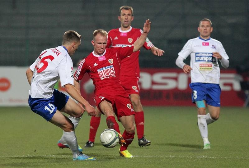 Football. T-Mobile Ekstraklasa. Podbeskidzie Bielsko Biala - Piast Gliwice. 27.09.2013