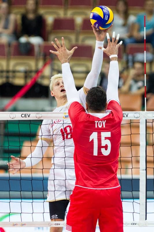 Volleyball. CEV EuroVolley 2017. Turkey - France. 28.08.2017