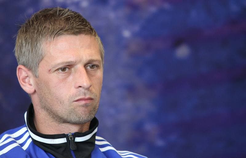 Football. Piast Gliwice. Press Conference. 04.10.2013