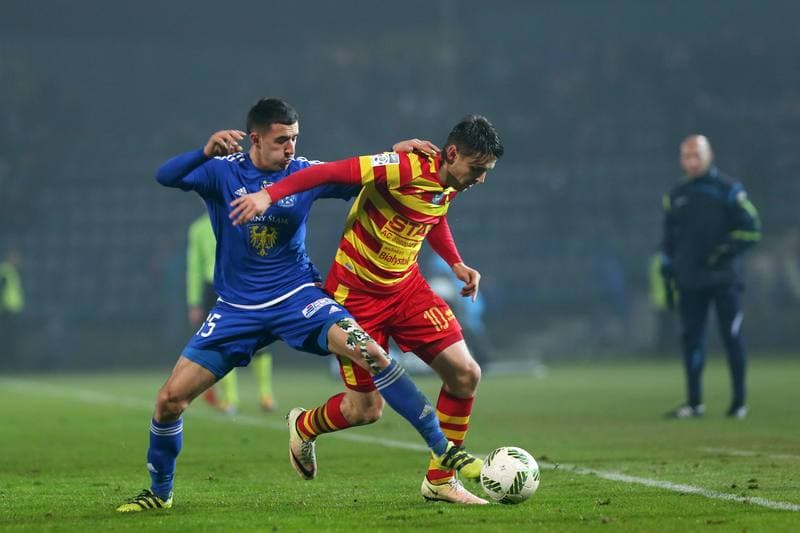 Football. Lotto Ekstraklasa. Ruch Chorzow - Jagiellonia Bialystok. 26.11.2016