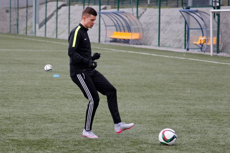 Football. Rozwoj Katowice. Training. 13.01.2016