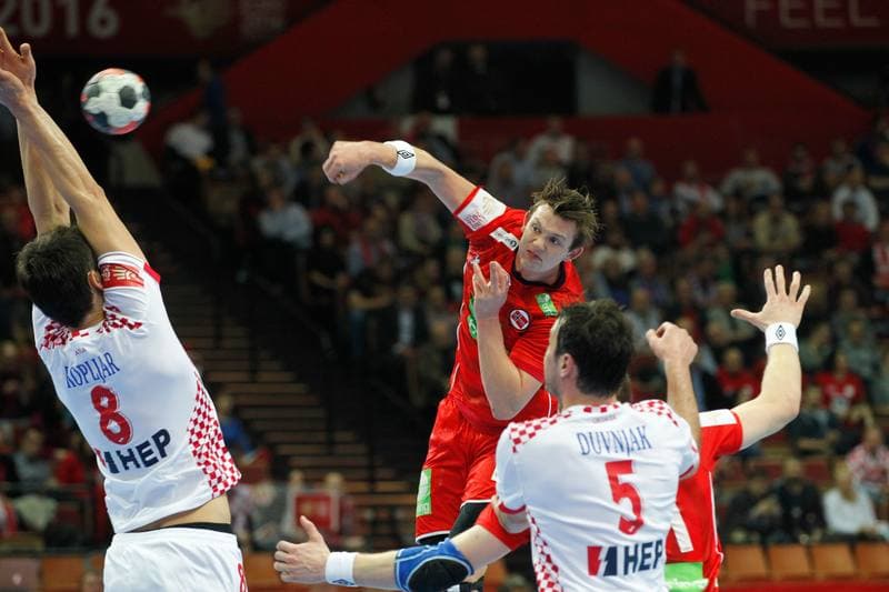 Handball. EHF Euro 2016. Norway - Croatia. 17.01.2016