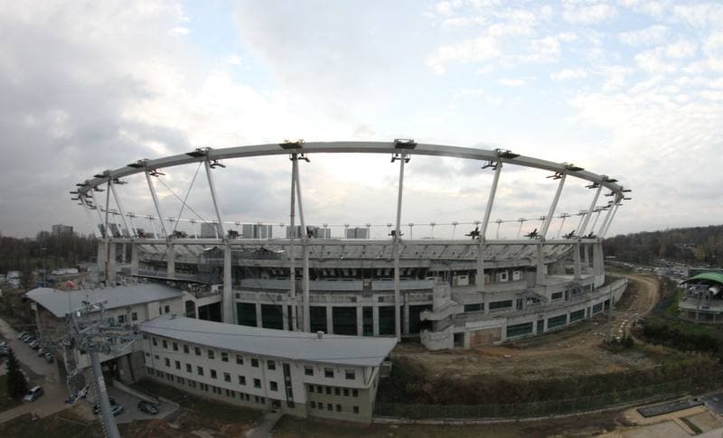 Football. Stadion Slaski. Press Conference. 11.11.2013