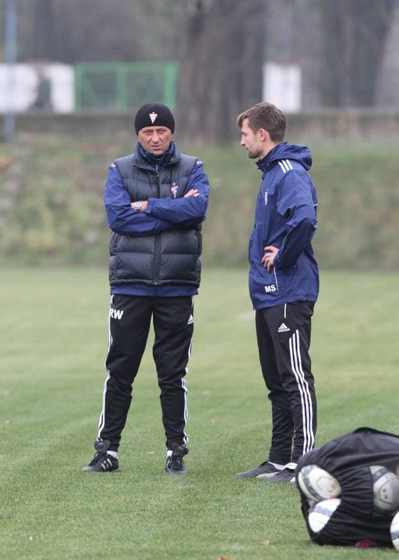Football. Gornik Zabrze. Training. 07.01.2016