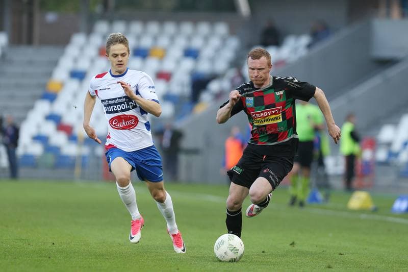 Football. Nice I Liga. Podbeskidzie Bielsko-Biala - GKS Tychy. 13.05.2017