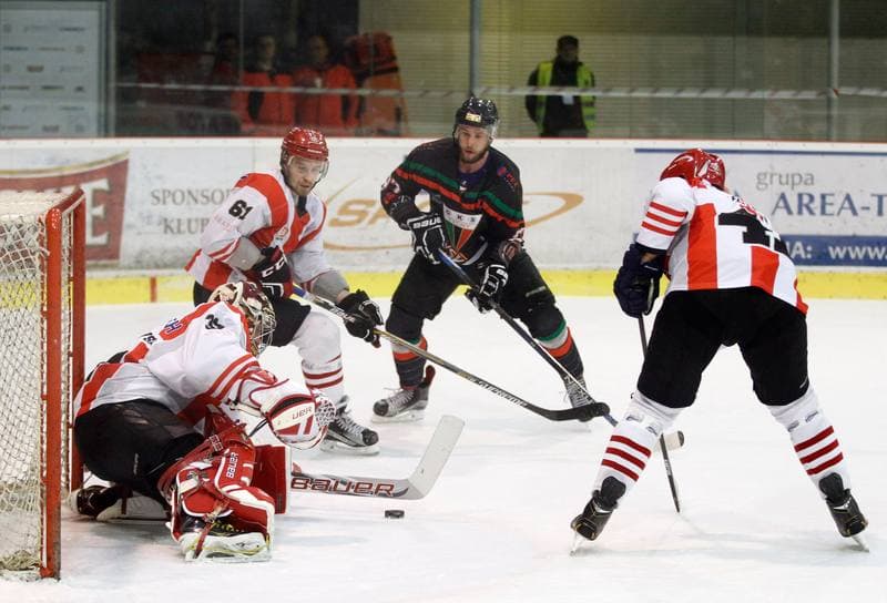 Ice Hockey. Polish Hockey League. Comarch Cracovia - GKS Tychy. 22.03.2016