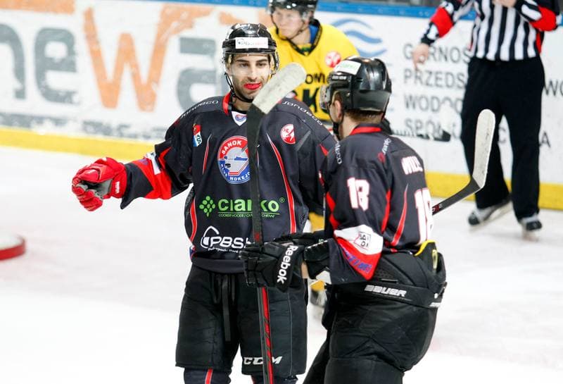 Ice Hockey. Polska Hokej Liga. HC GKS Katowice - Ciarko KH Sanok. 17.01.2014