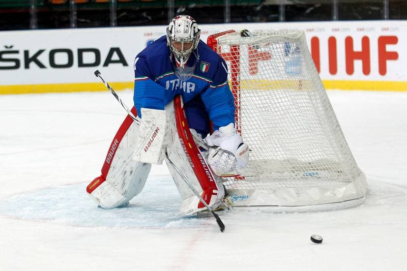 Ice Hockey. World Championship Division 1A. Italy - Korea. 29.04.2016