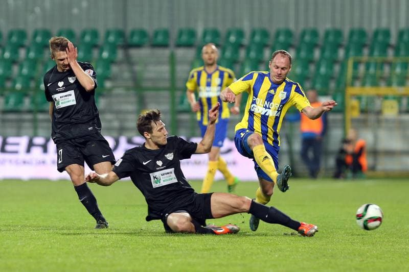 Football. I Liga. Rozwoj Katowice - Arka Gdynia. 06.05.2016