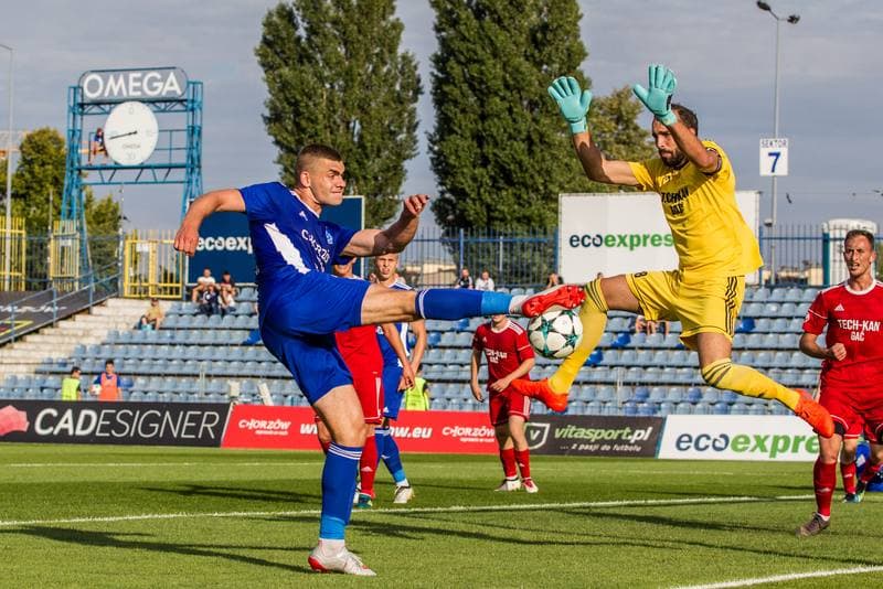 Football. III Liga. Ruch Chorzow - Foto-Higiena Blyskawica Gac. 17.08.2019