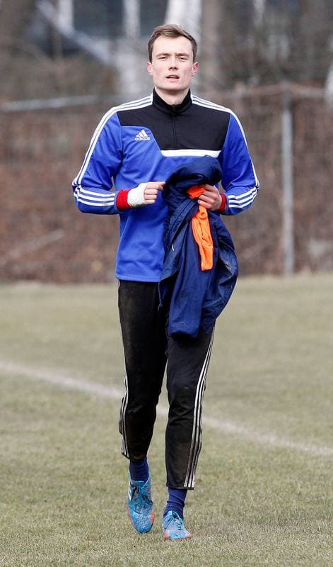 Football. Piast Gliwice. Training. 06.02.2014