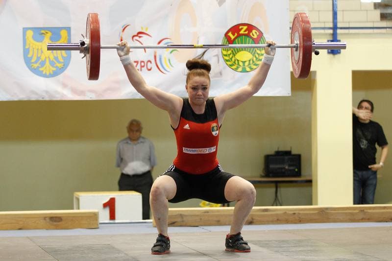 Weightlifting. Slaskie Seniorow Cup. Magdalena Duleba. 21.05.2016