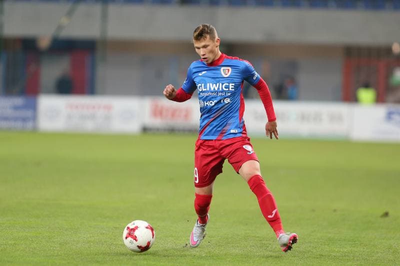 Football. Lotto Ekstraklasa. Piast Gliwice - Cracovia Krakow. 18.11.2017