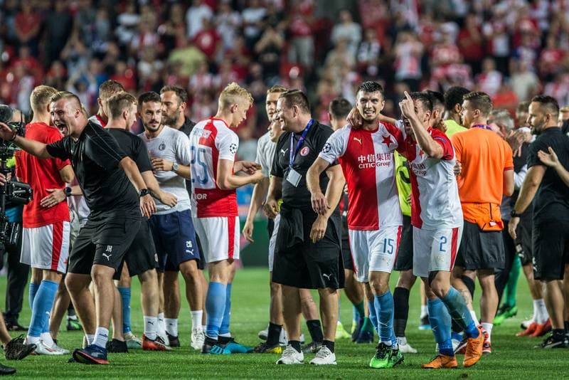Football. UEFA Champions League. Slavia Prague - CFR Cluj. 28.08.2019