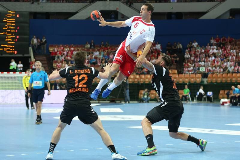 Handball. 2017 Men's World Championship Qualifiers. Poland - Netherlands. 11.06.2016