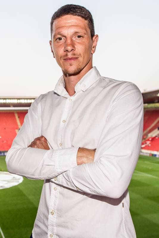 Football. Slavia Prague. Press Conference. 28.08.2019