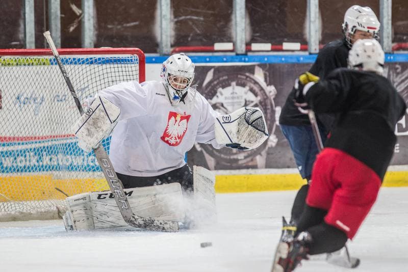 Ice Hockey. Poland national team. Training. 24.09.2019
