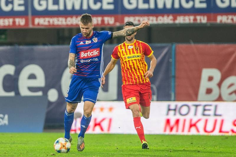 Football. PKO BP Ekstraklasa. Piast Gliwice - Korona Kielce. 26.10.2019