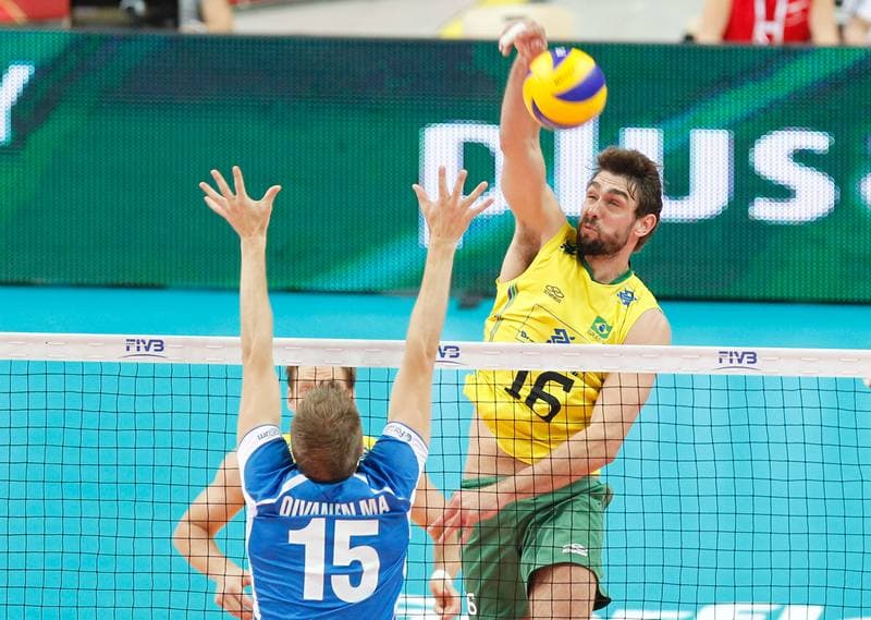 Volleyball. FIVB Men's World Championship. Brazil - Finland. 05.09.2014