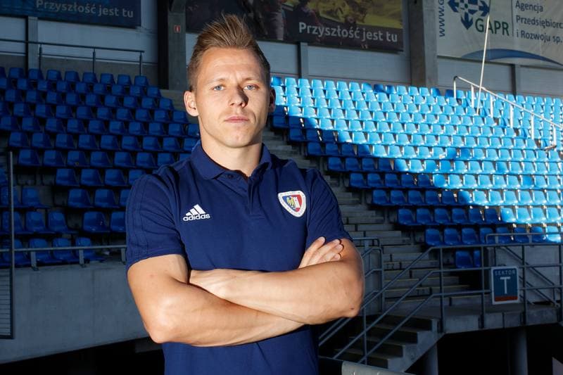 Football. Piast Gliwice. Press Conference. 07.08.2018