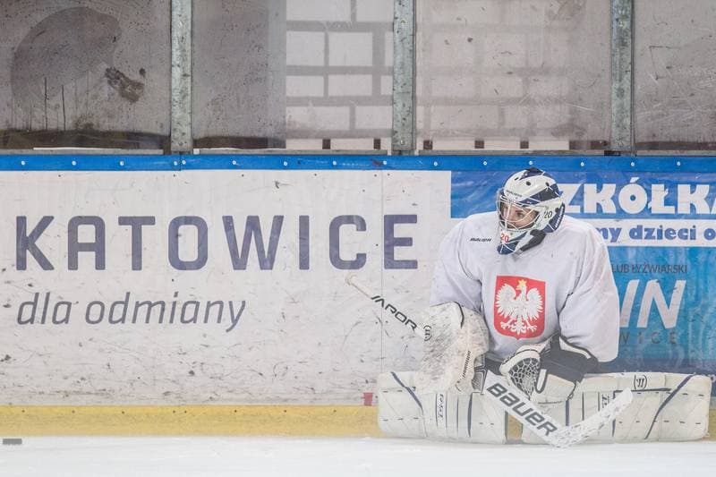 Ice Hockey. Poland national team. Training. 24.09.2019