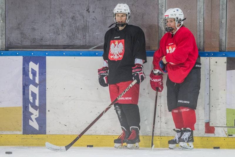 Ice Hockey. Poland national team. Training. 24.09.2019