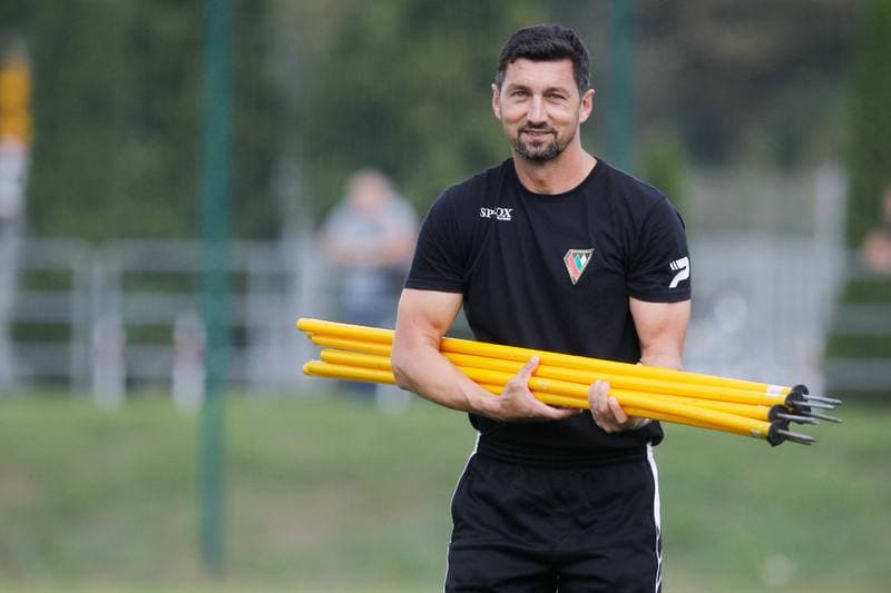 Football. Zaglebie Sosnowiec. Training. 06.09.2018