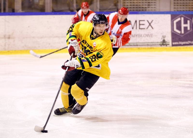 Ice Hockey. Polska Hokej Liga. HC GKS Katowice - Cracovia Krakow. 19.10.2014