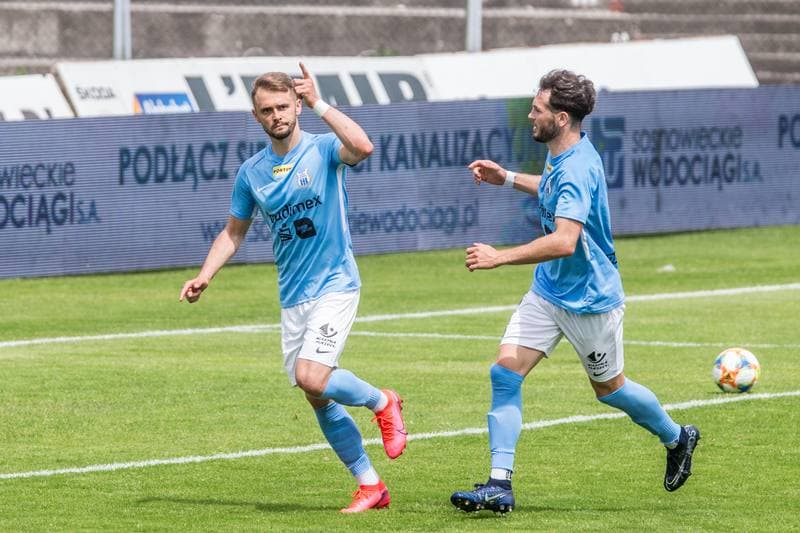 Football. Fortuna I Liga. Zaglebie Sosnowiec - Stomil Olsztyn. 07.06.2020
