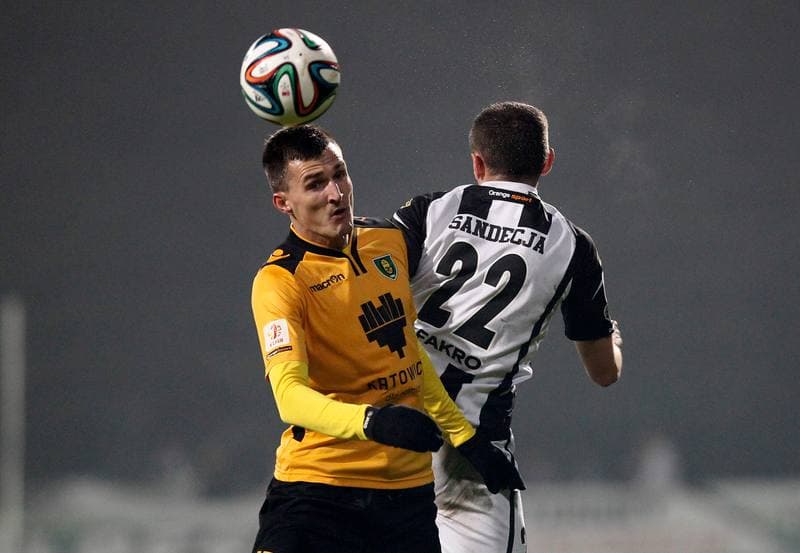 Football. I Liga. Sandecja Nowy Sacz - GKS Katowice. 31.10.2014