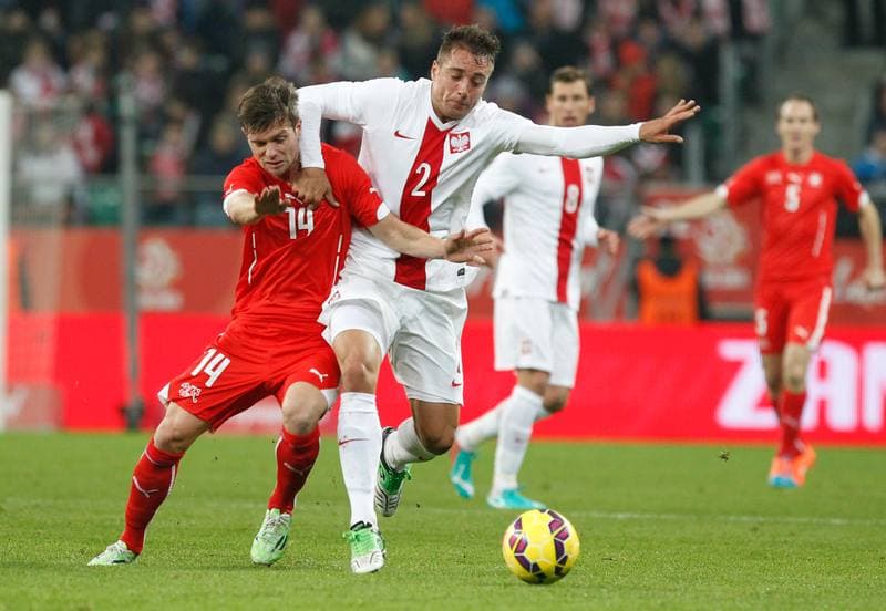 Football. International Friendly. Poland - Switzerland. 18.11.2014