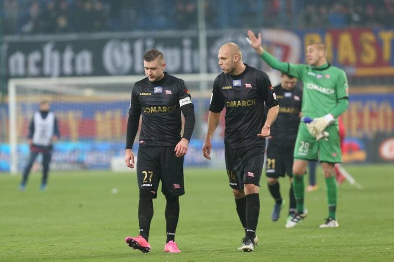 Football. Lotto Ekstraklasa. Piast Gliwice - Cracovia Krakow. 18.11.2016