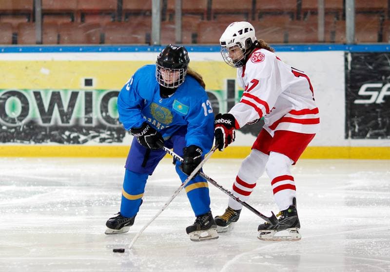 Ice Hockey. U18 Women's World Championship Division I. Poland - Kazakhstan. 21.01.2015