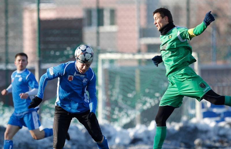 Football. Friendly Match. GKS Katowice - MKS Kluczbork. 31.01.2015