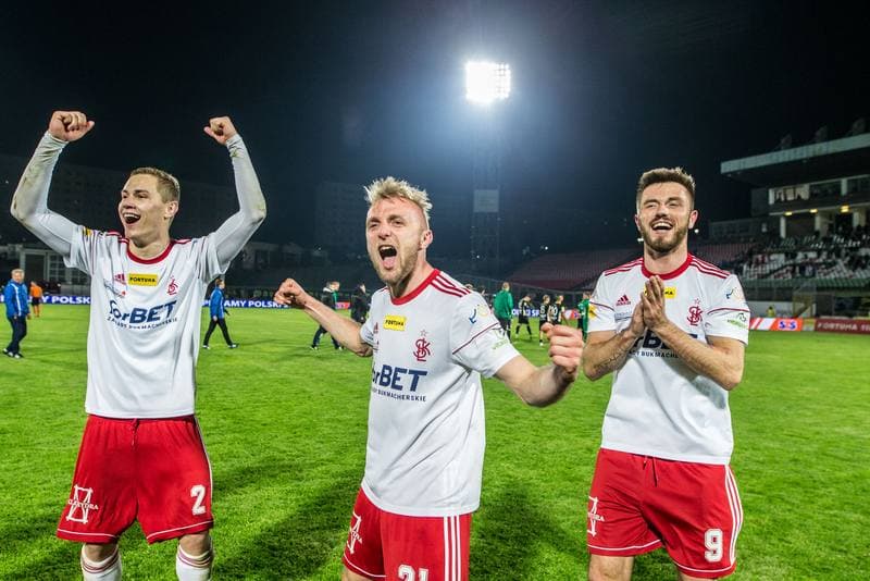 Football. Fortuna I Liga. GKS 1962 Jastrzebie - LKS Lodz. 04.05.2019