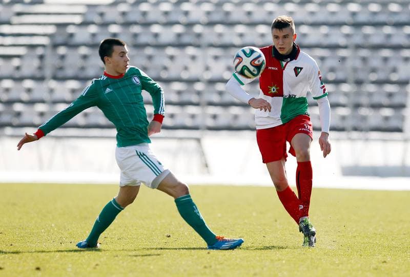 Football. Friendly Match. Zaglebie Sosnowiec - Legia II Warsaw. 21.02.2015